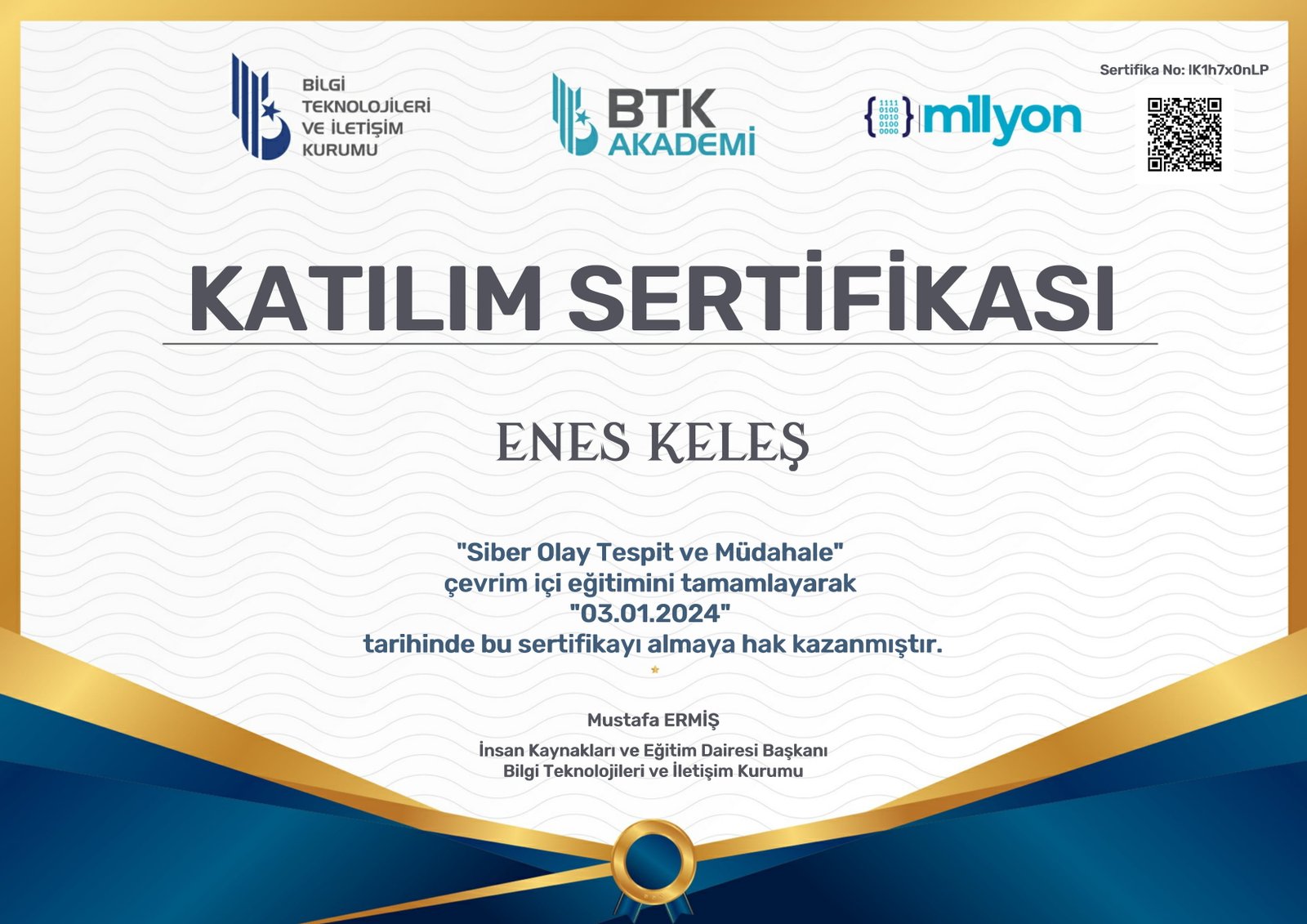 Siber Olay Tespit ve Müdahale Sertifika-1